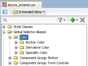 Color Categories Skyros’s Global Selector Aliases