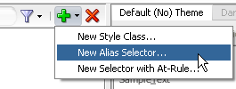 New Alias Selector Option in the Selector Tree