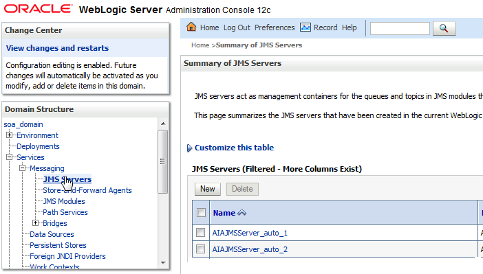Description of jms_services_menu.png follows