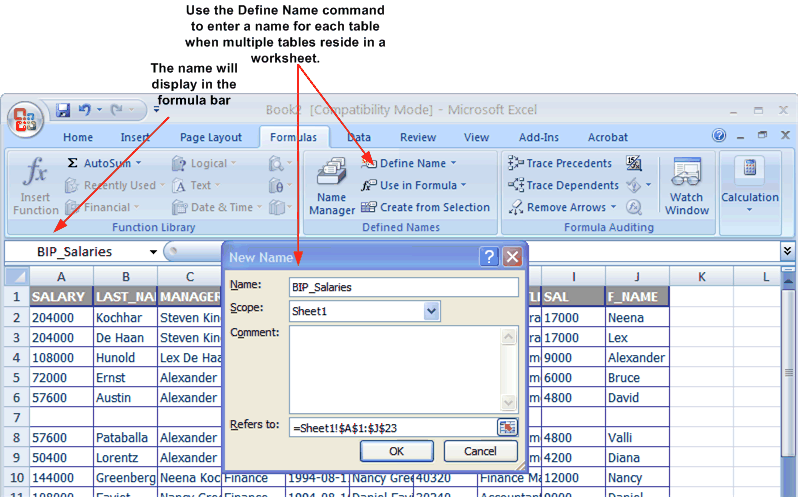 Microsoft Query Excel 2003 Parameters Definition In Statistics