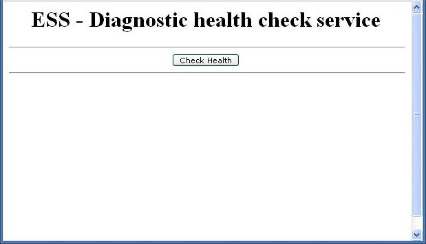 Diagnostic Health Check Page