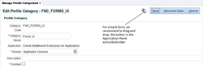 A screenshot showing how to launch the Translation Editor from a form.