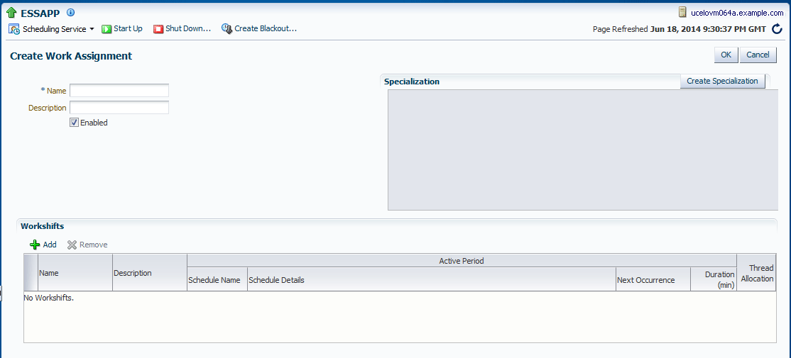 Manage Oracle Enterprise Scheduler Service And Jobs 1534