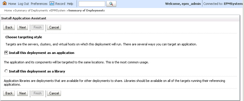 Distribuzione di SSODiag: selezione di uno stile di determinazione target Distribuzione di SSODiag: selezione di uno stile di determinazione target