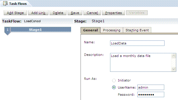 此图像显示的是“任务自动化”模块中的“常规”选项卡。