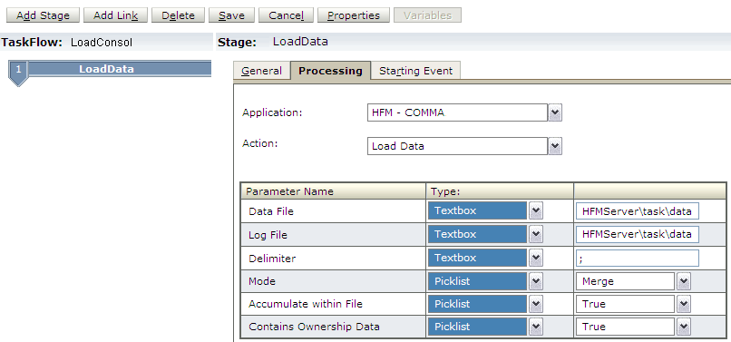 此图像显示了“任务自动化”的“处理”选项卡。