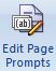 Edit Page Prompts button