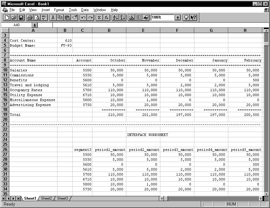 Budget Ledger Template from docs.oracle.com