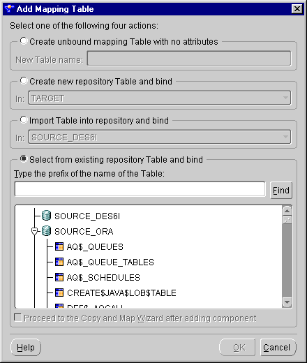 Defining Source To Target Mappings