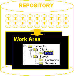 Repository, Workarea