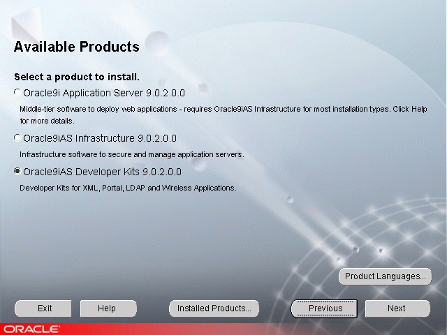Text description of availableprodsdevkit.gif follows.