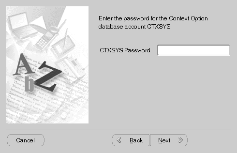 Text description of ctxsysus.gif follows.