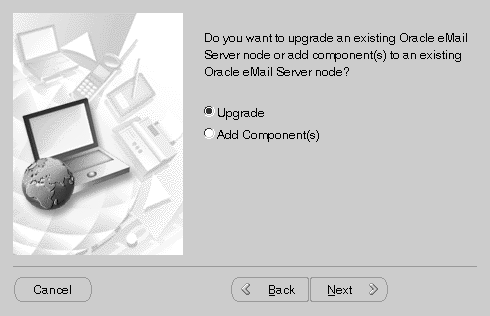 Text description of upgrade.gif follows.