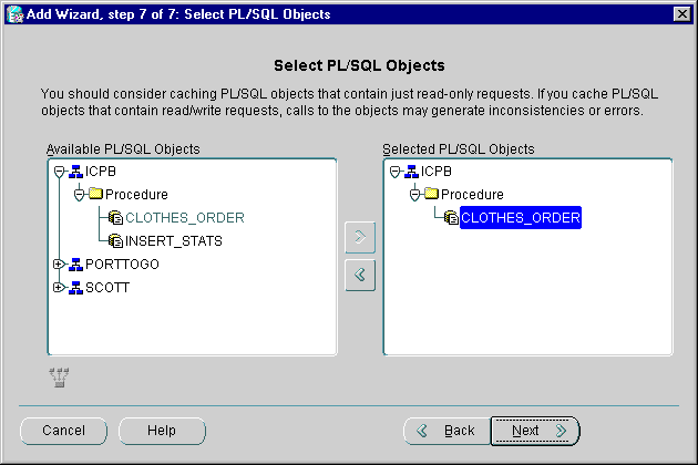 Text description of addwiz_plsql.gif follows.