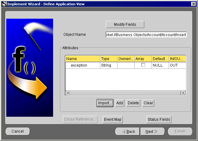 Text description of ispopulateddefineapp.gif follows.
