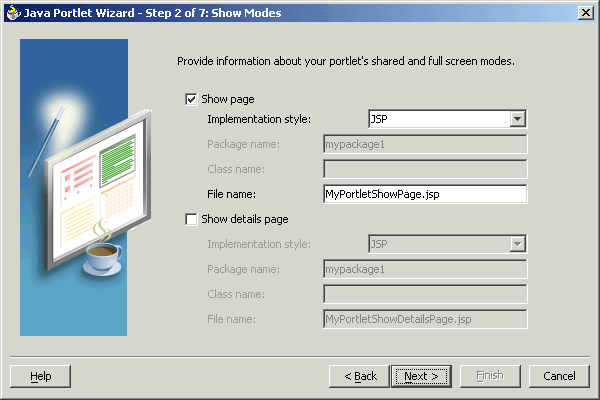 Shows Show Modes page.
