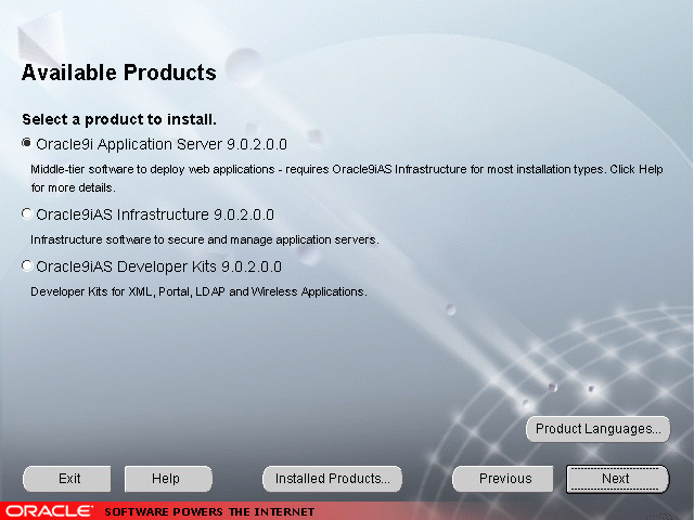Text description of availableprods.gif follows.