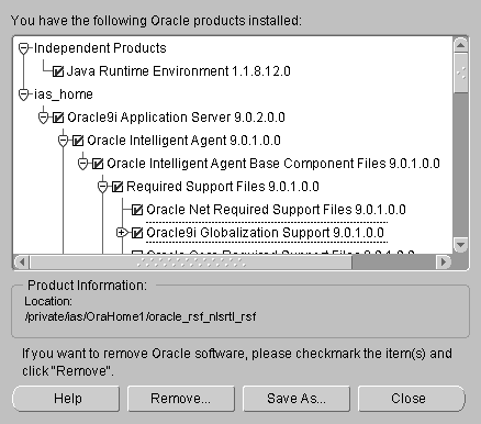 Text description of deinstallinventory.gif follows.