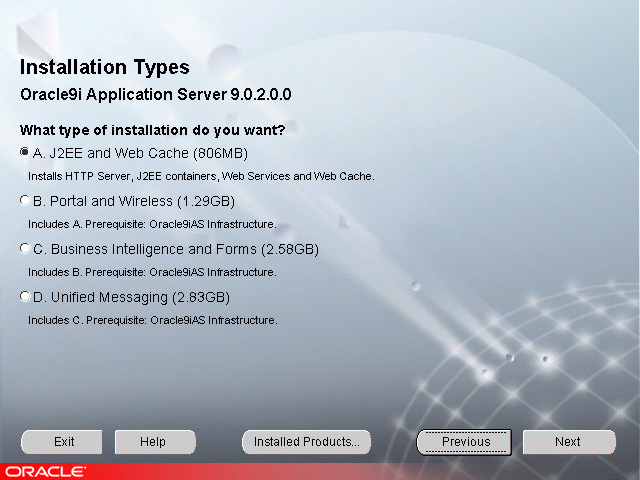 Text description of installtypesjee.gif follows.