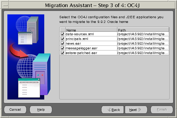 Text description of oc4jfile.gif follows.