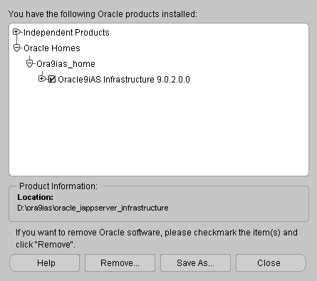 Text description of deinstallinventory.gif follows.