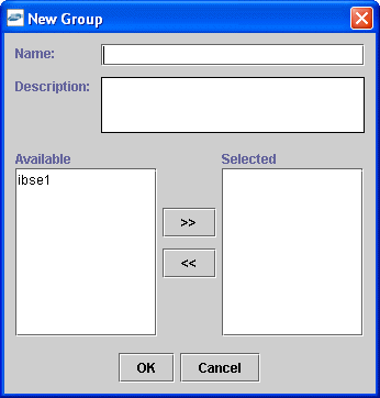 new group dialog box