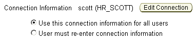 Shows Connection Name for the SQL data source.
