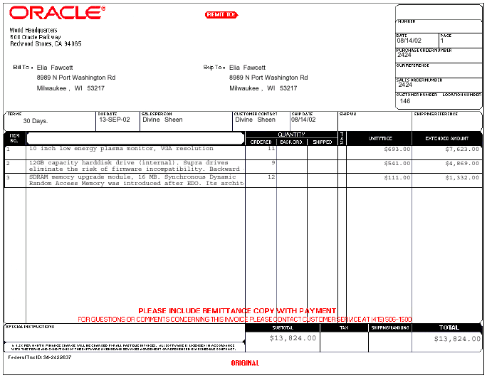 Building An Invoice Report