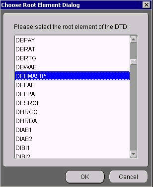 Select root element