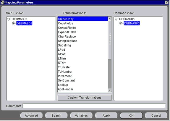 Mapping Parameters