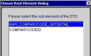 select root element