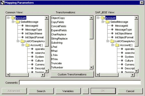 Mapping Parameters