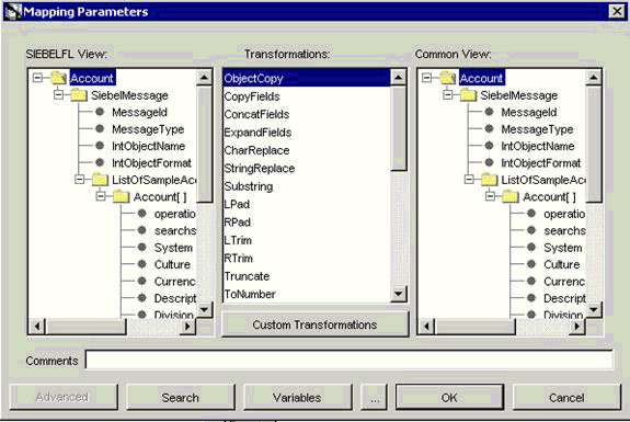 Mapping Parameters