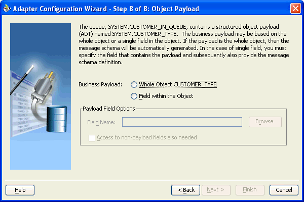 Object Payload Window