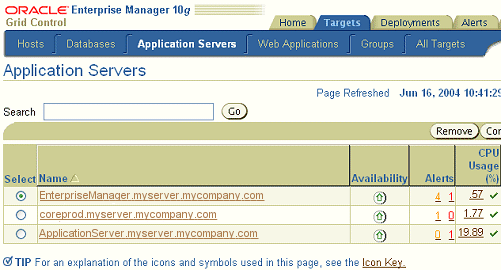 Enterprise Manager Alerts Enterprise Manager Alerts