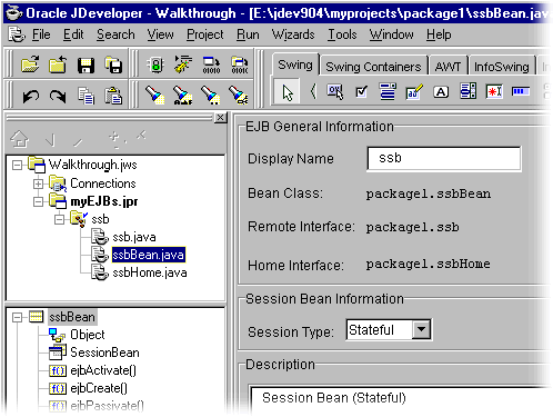 JDeveloper with EBJ JDeveloper with EBJ