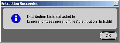 path of the extracted distribution lists file