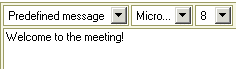 Chat Transcript area.