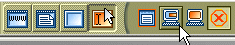 Icon for sharing an area of the desktop: a computer screen with an area highlighted.