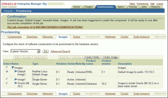 Image Creation Confirmation
