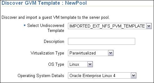 Discover GVM template page