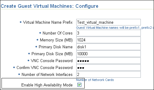 Enable High Availability Mode