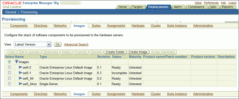 Provisioning Application