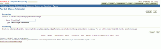 Configuration Properties Page