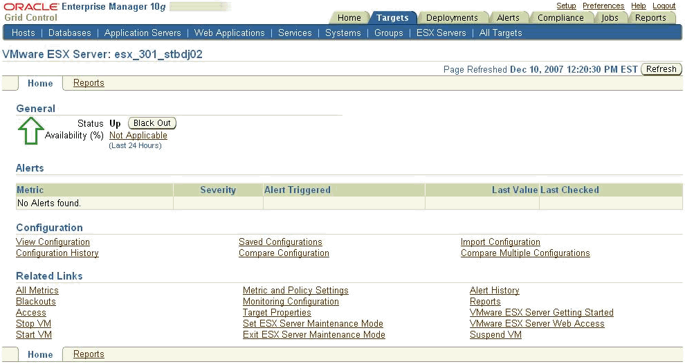 VMWare ESX Server Home Page