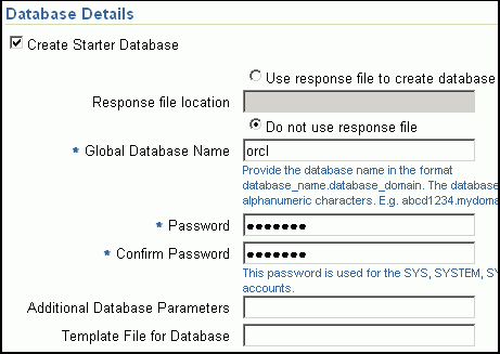Database Details