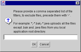 Input dialog