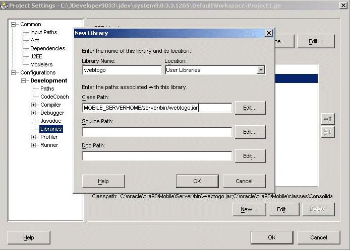 add a new library and classpath.