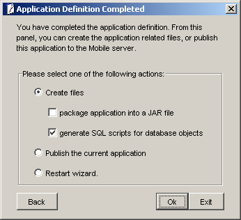 Specify application definition requirements.