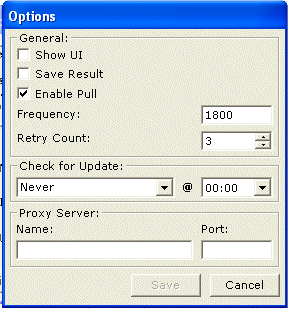 Device client manager options